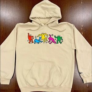 Keith Haring Hoodie- Medium